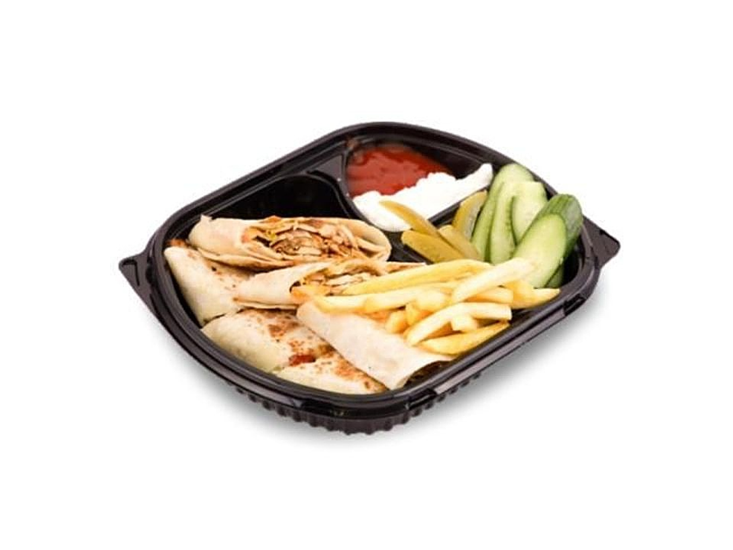 شاورما عربي دبل صحن