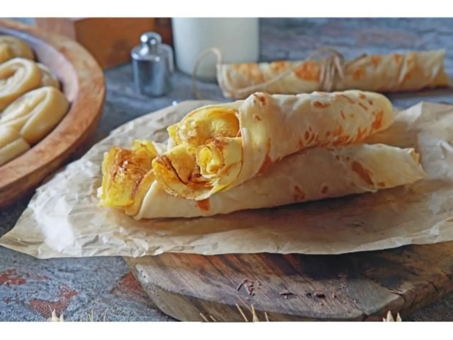 Fried Egg Chapati Sandwich