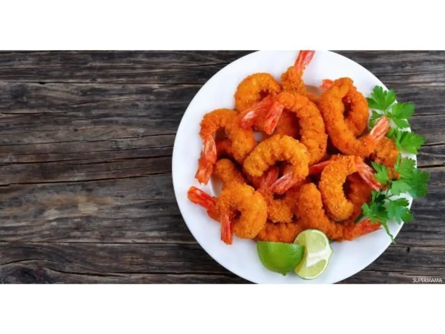 صحن روبيان كبير