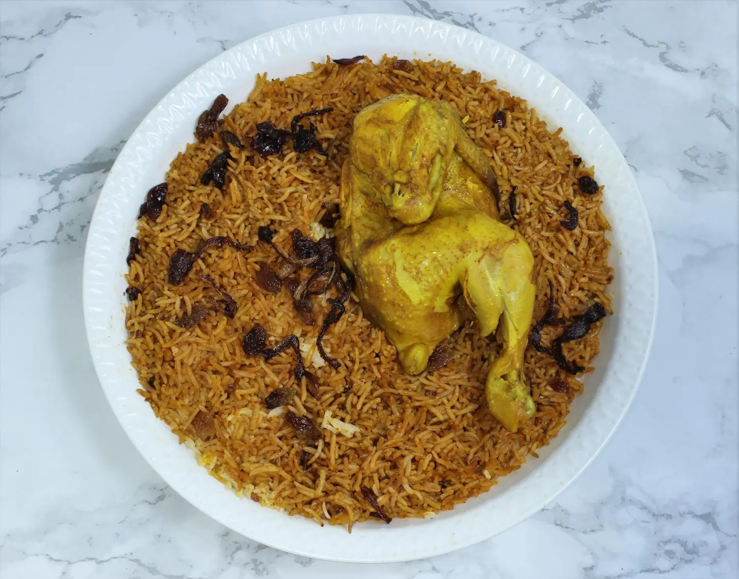 Half Boiled Chicken With Rice