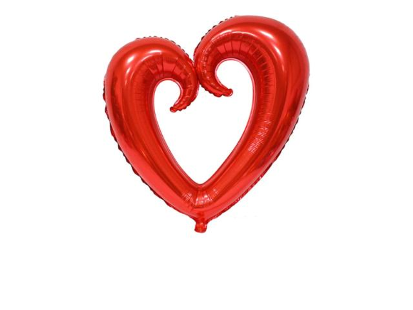 بالون قلب مفرغ