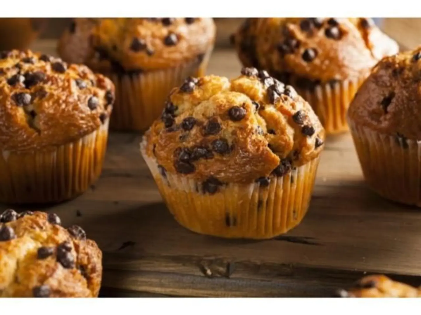 Vanilla Muffin With Chocolate Chips
