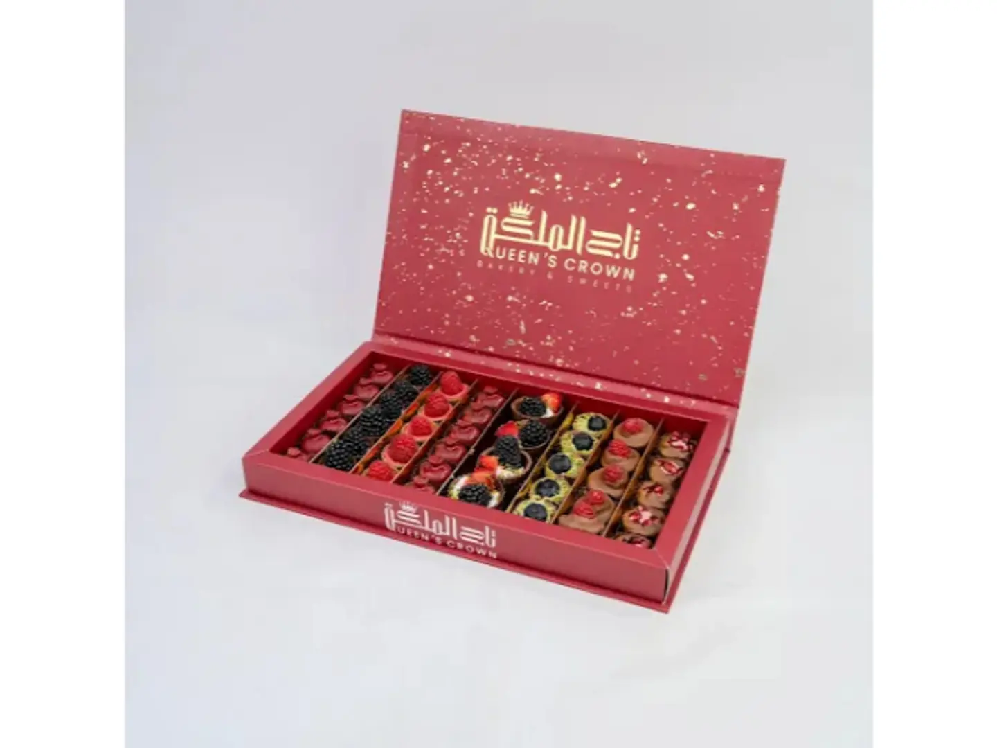 بوكس شوكولاتة بلجيكية بالفواكه - كبير
