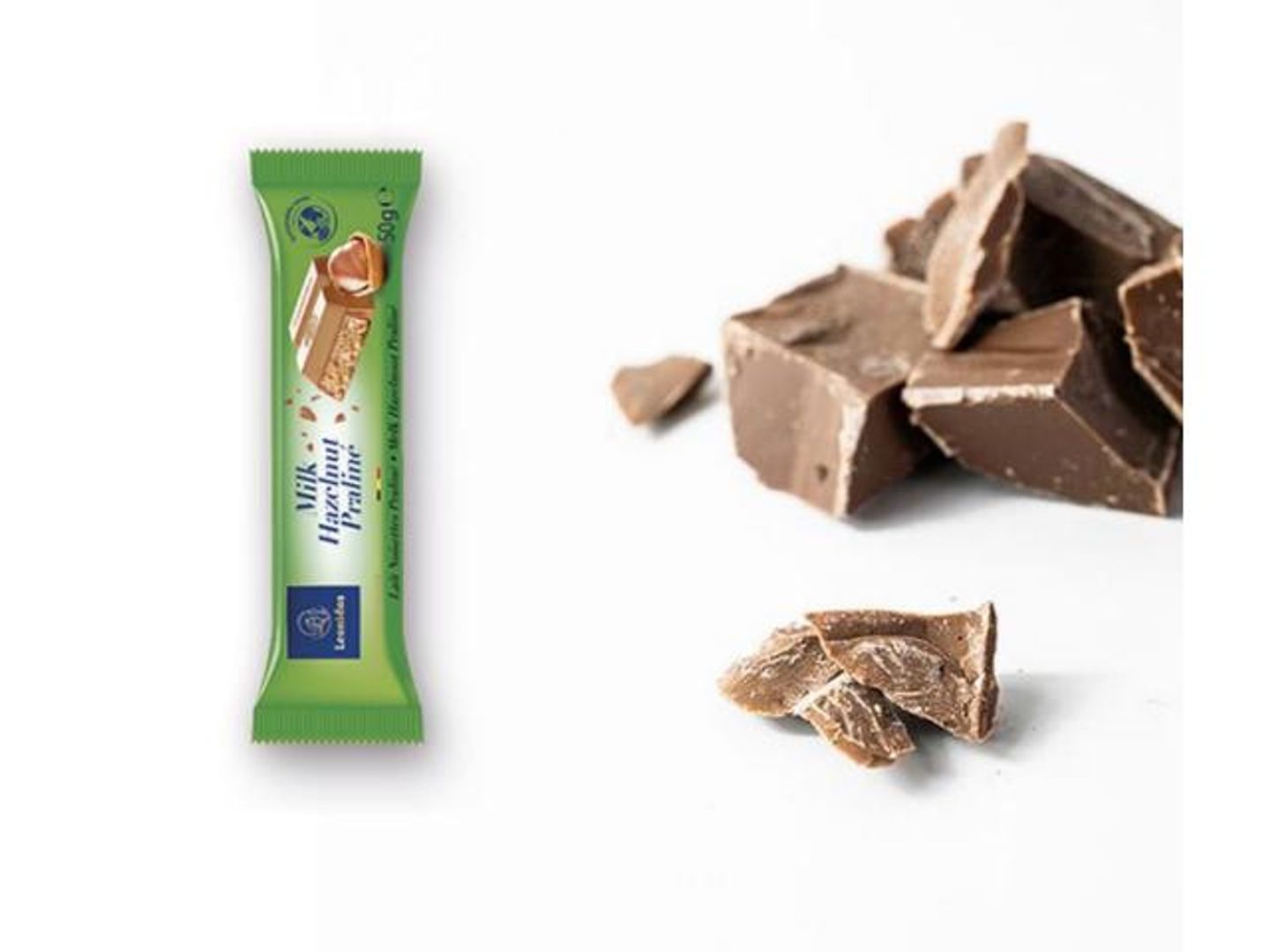 Milk Chocolate Bar Filled With Hazelnuts