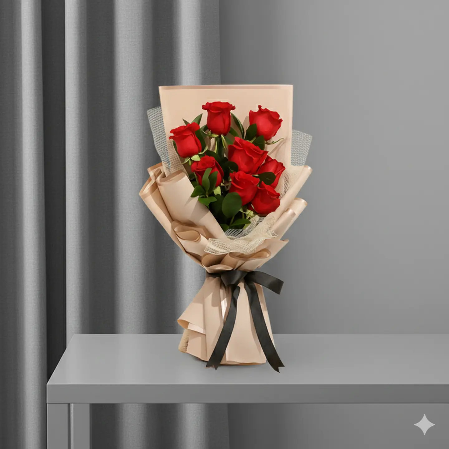 بوكية ورد احمر 4