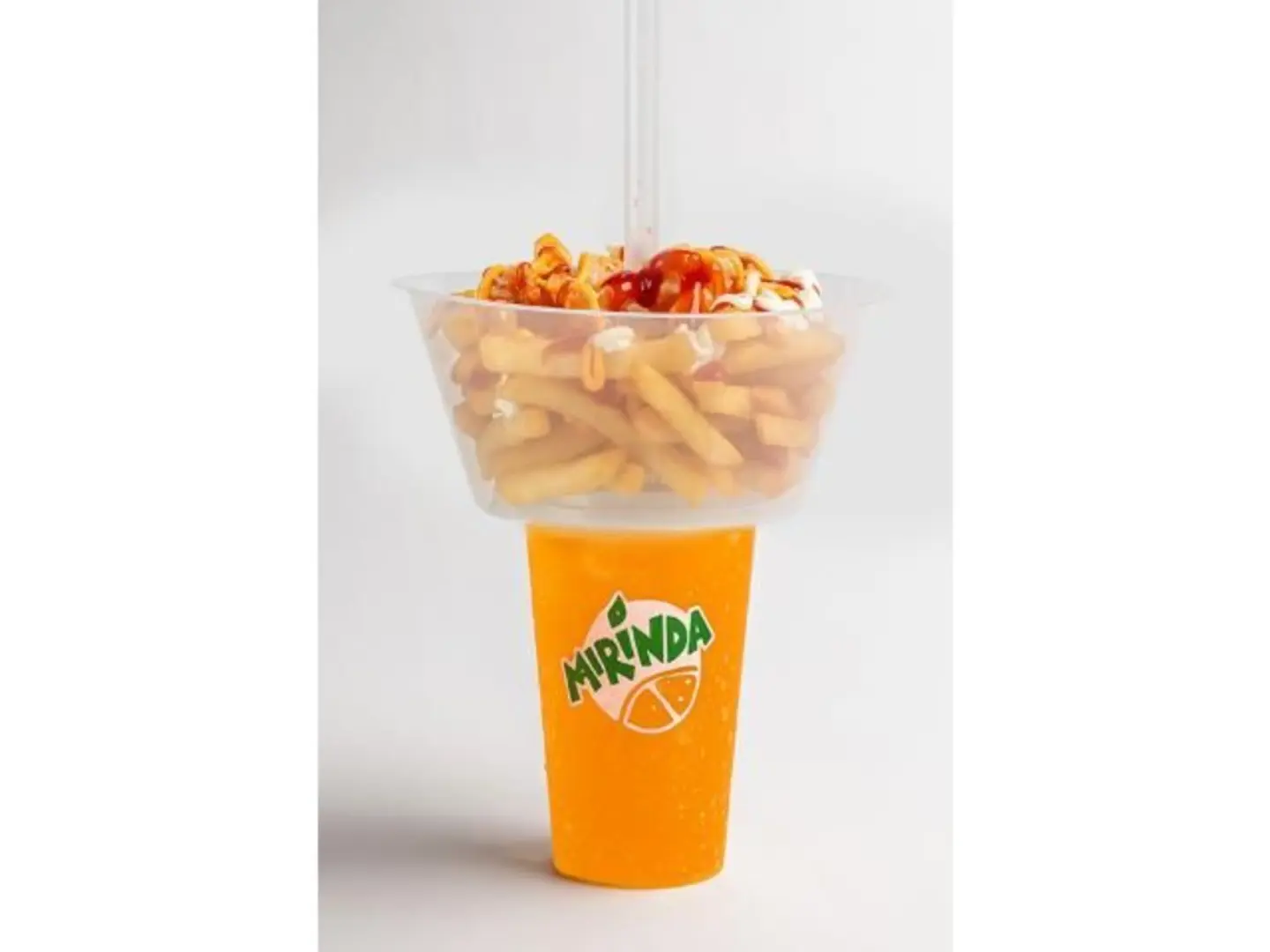 Dynamite Shrimp Fries With Mirinda
