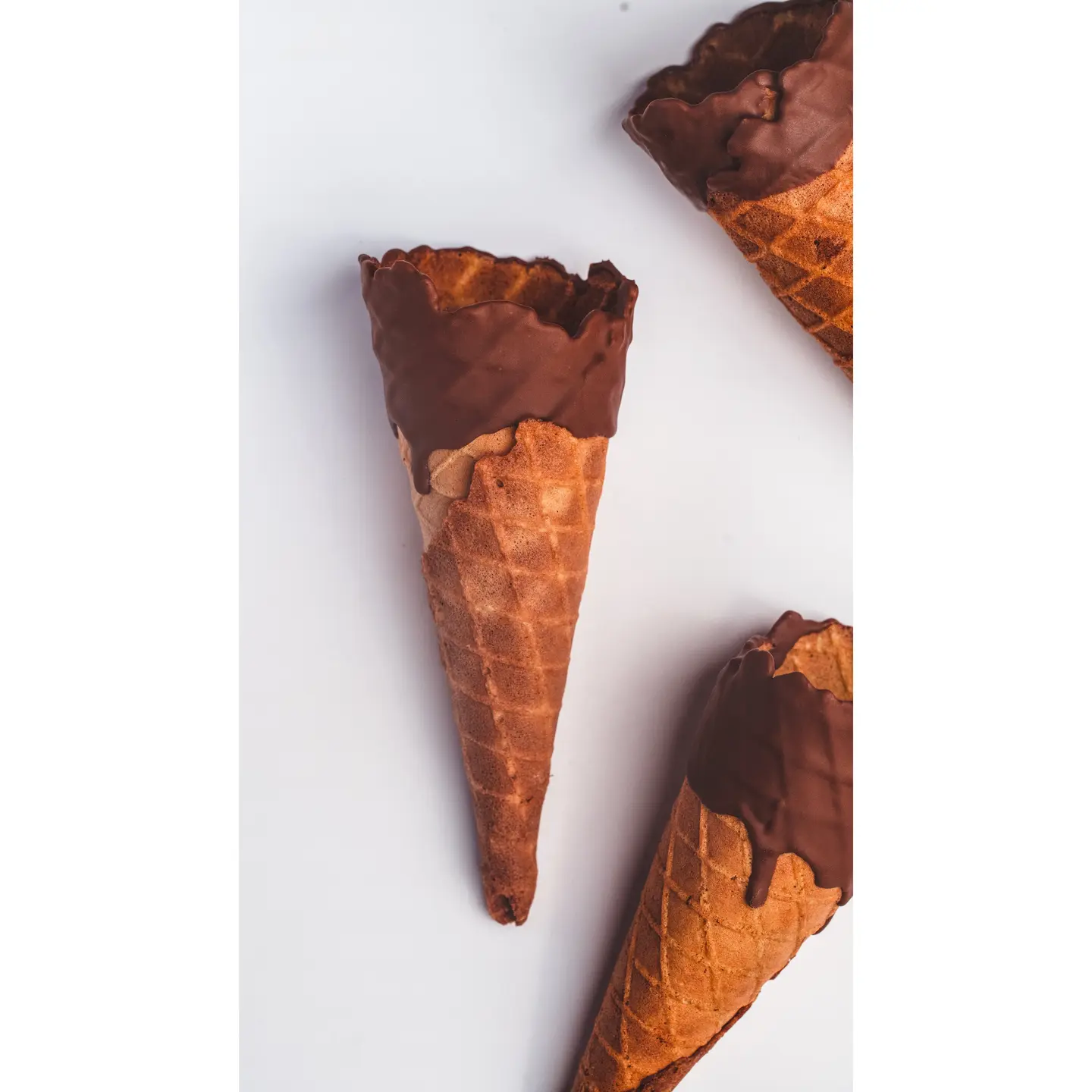 Waffle Biscuits With Chocolate