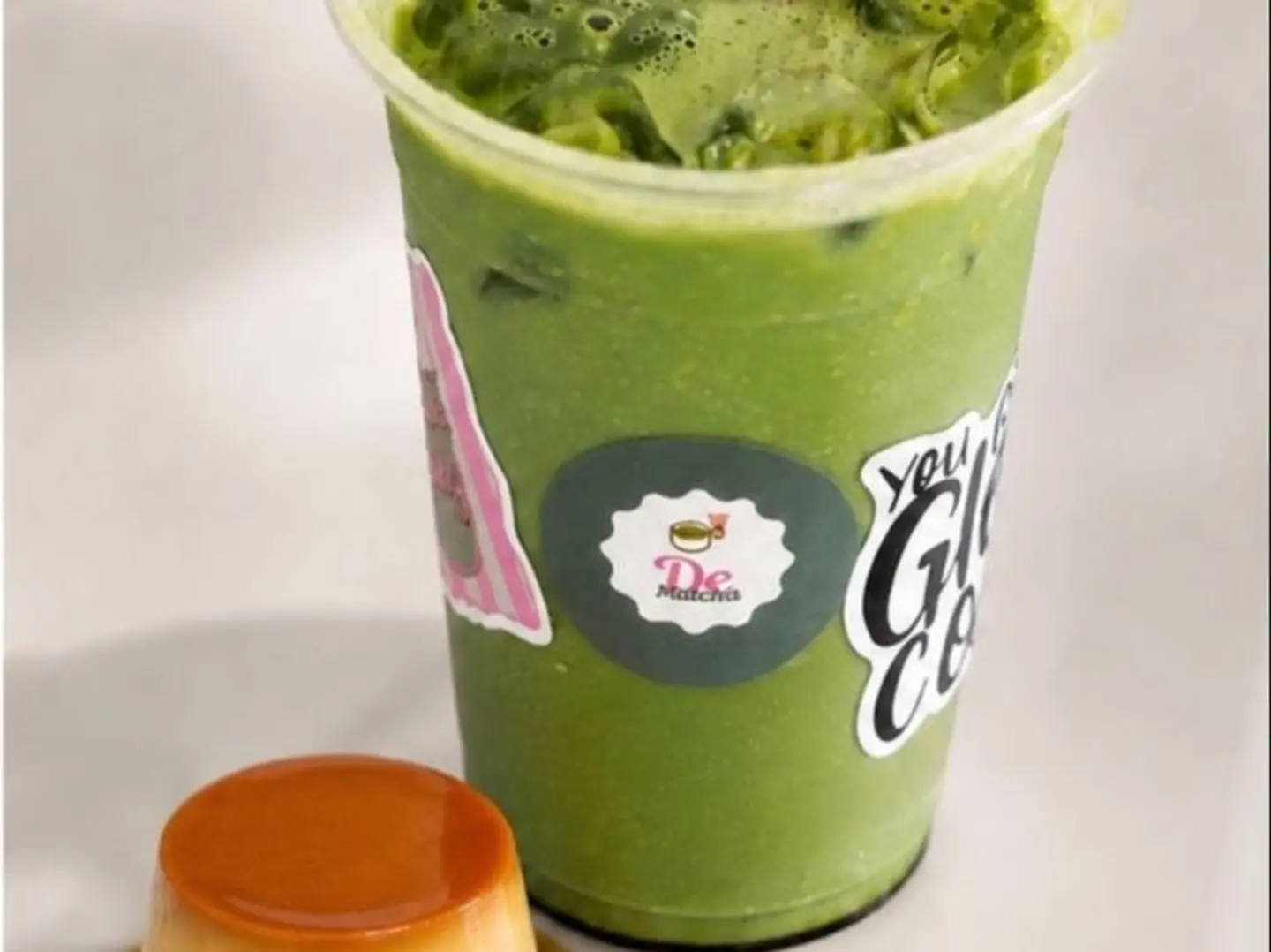 Creme Caramel Matcha
