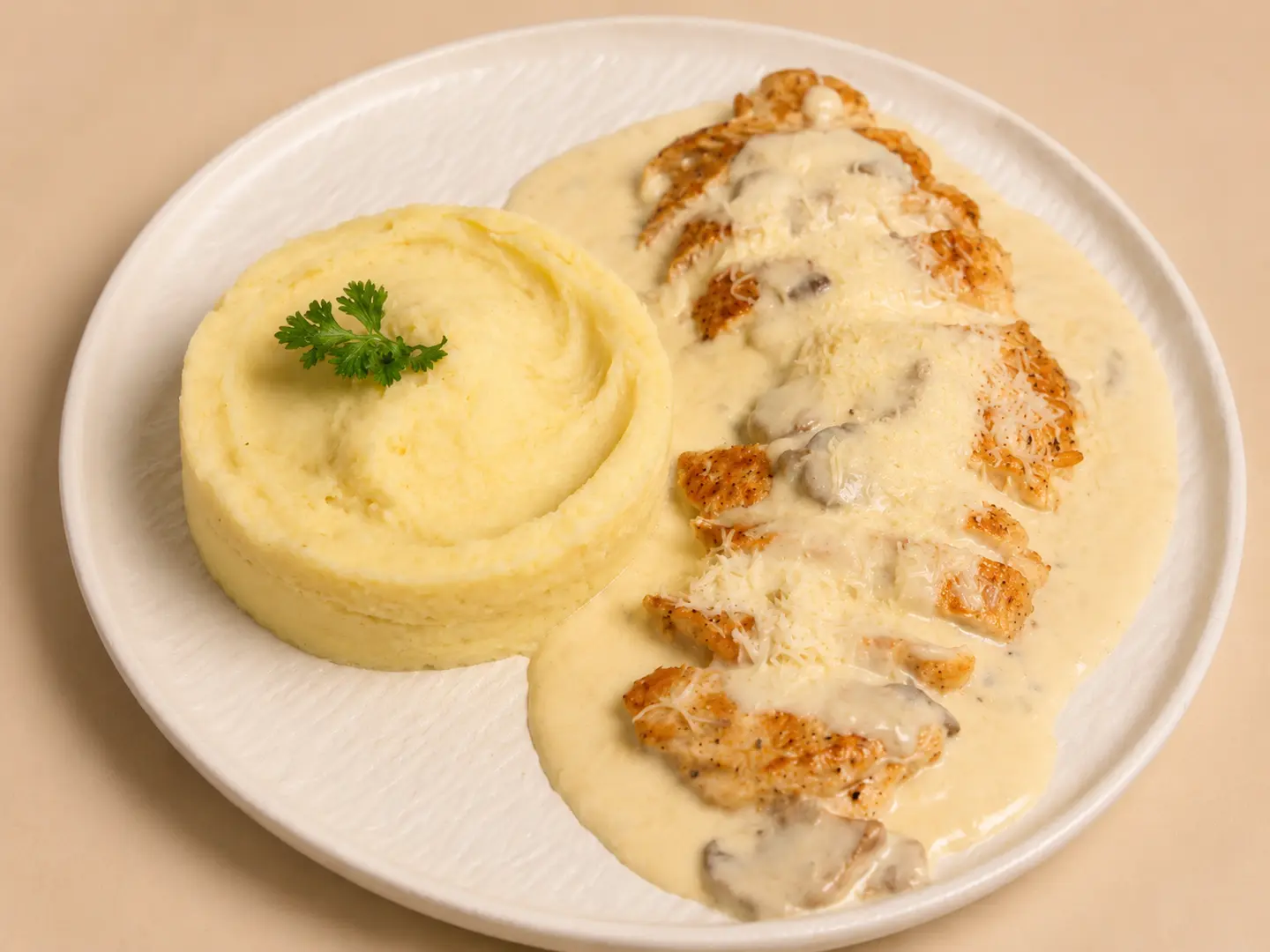 Mushroom House Chicken