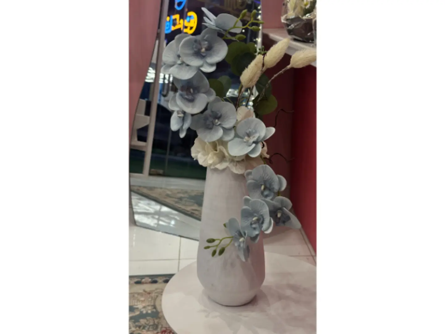 Blue Orchid Vase