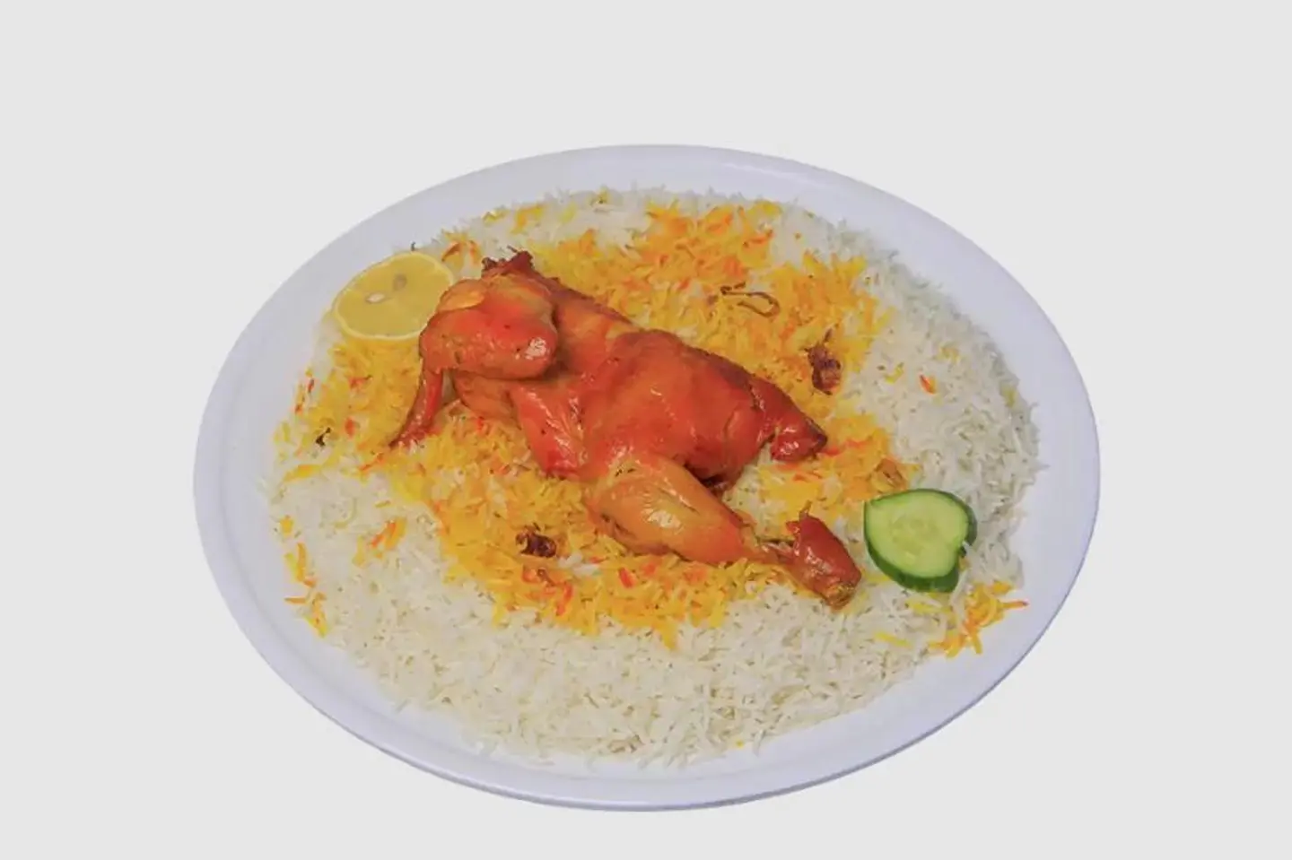 نص مندي مع الرز