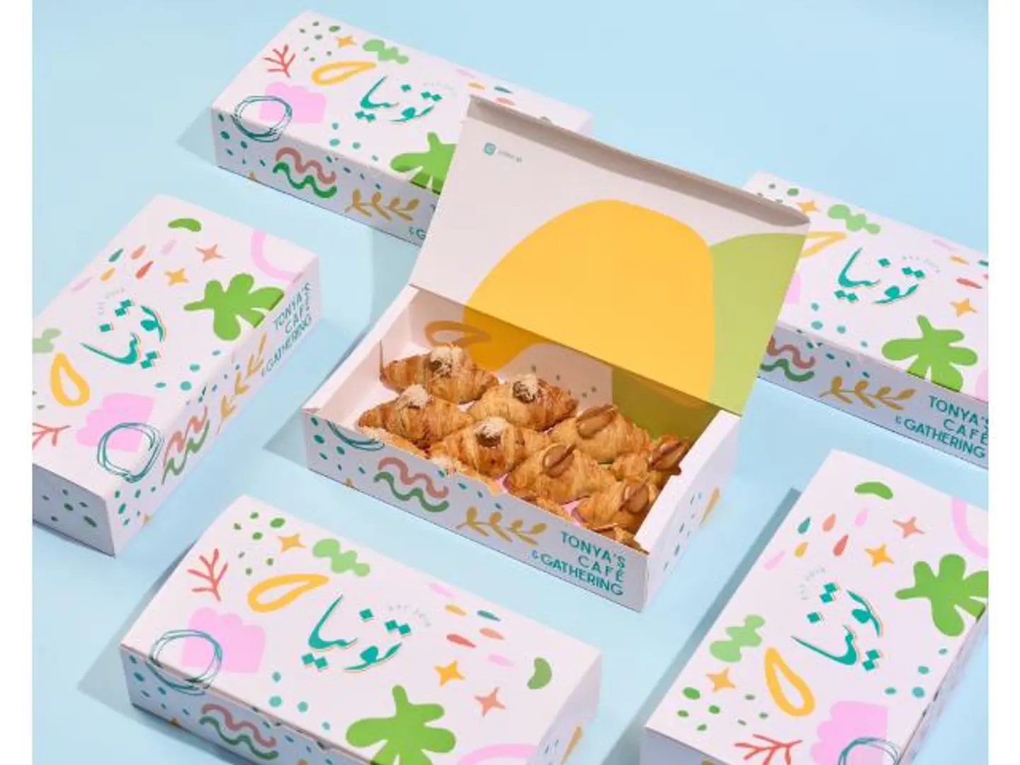 Sweet Croissant Bites Box   12pcs