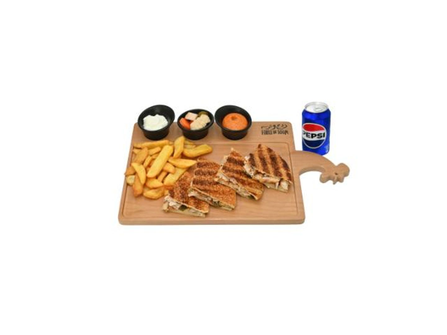 Chicken Kaake With Cheese