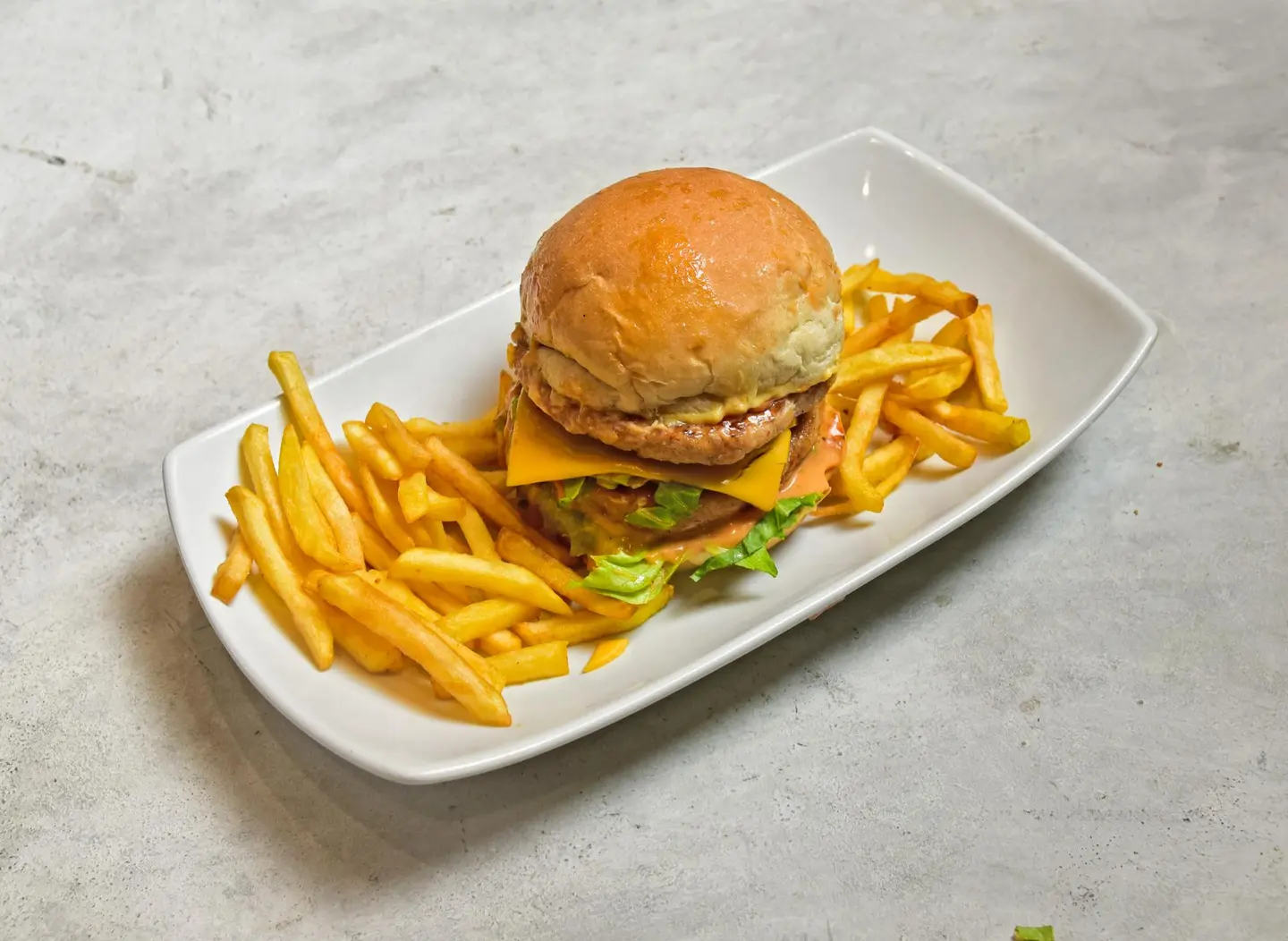 Double Chicken Burger