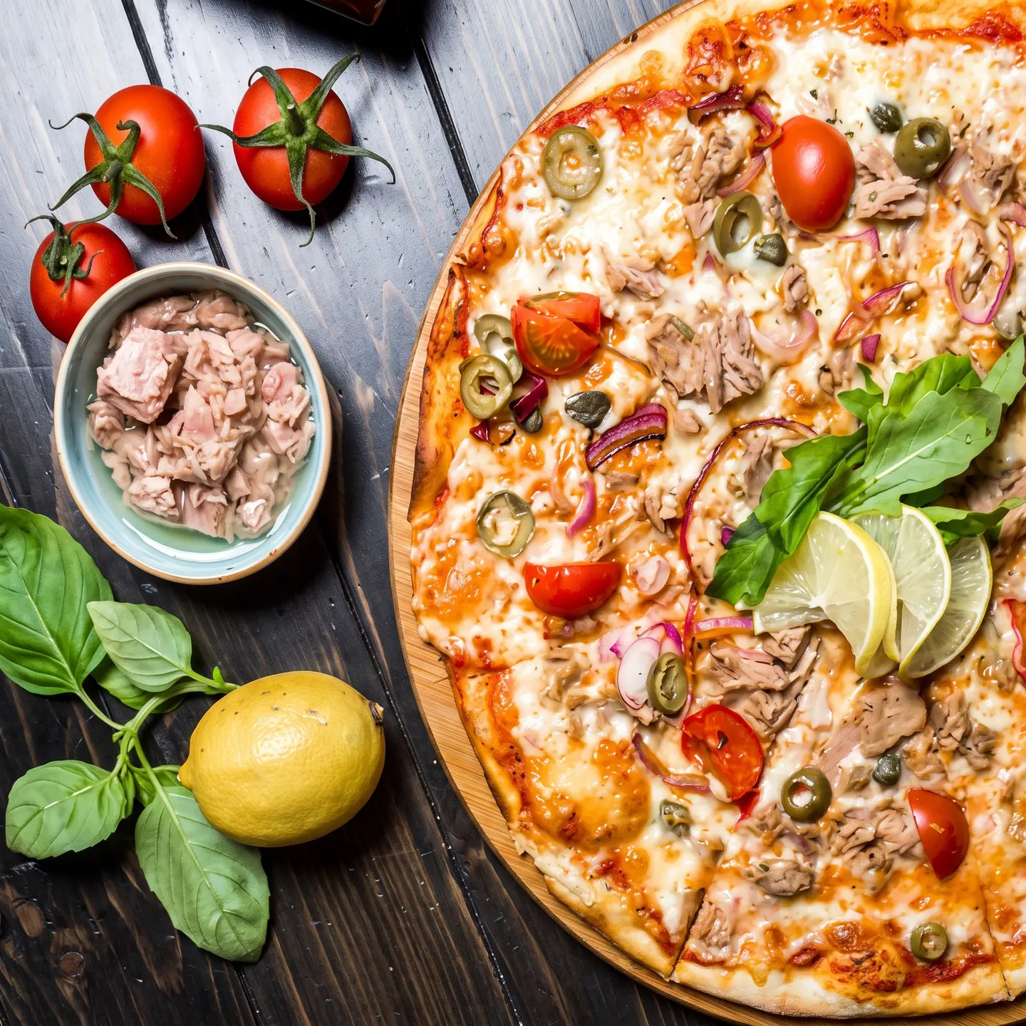 Tuna Pizza - Medium