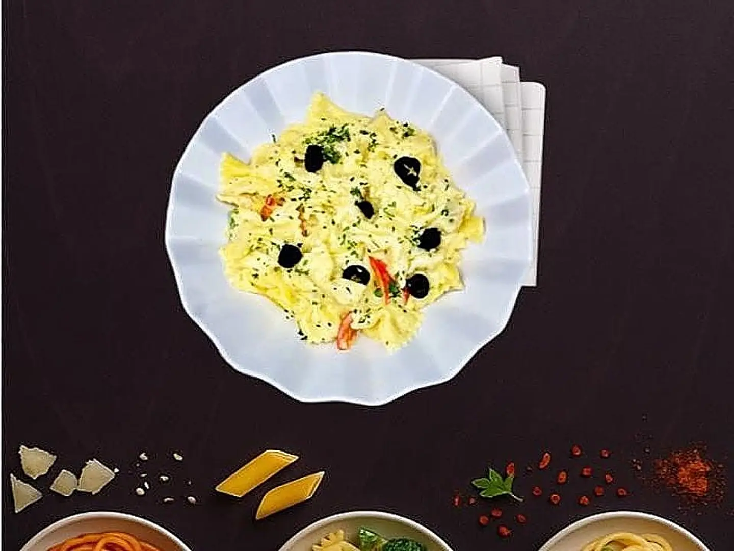 Classic Shrimp Pasta In White Sauce