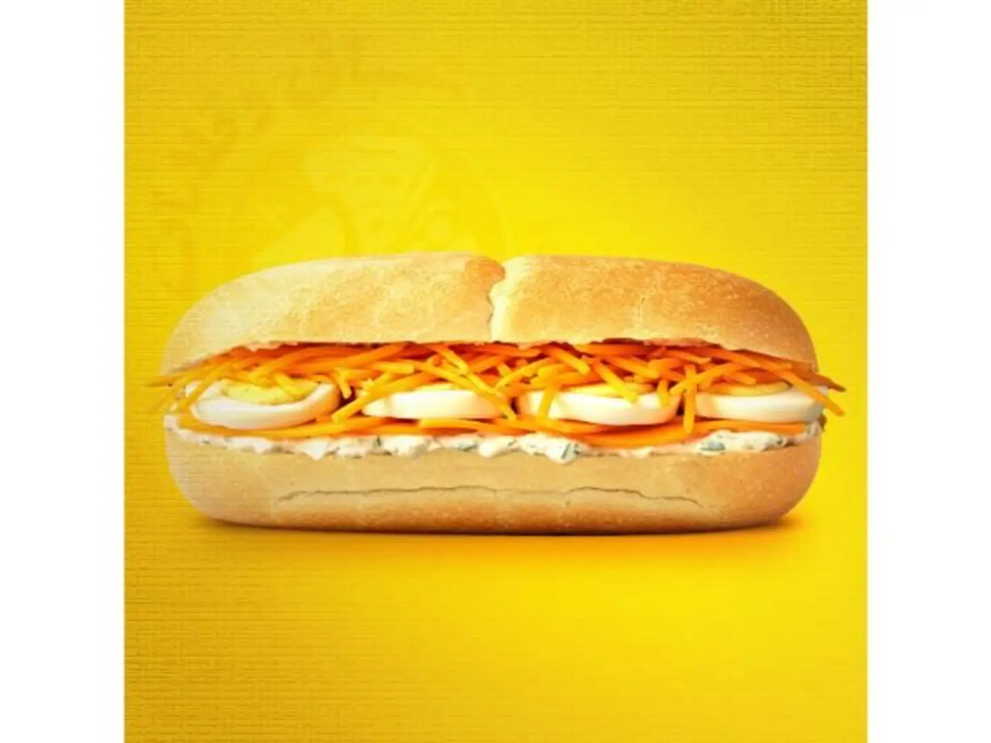 Boiled Eggs And Double Cheese Sandwich