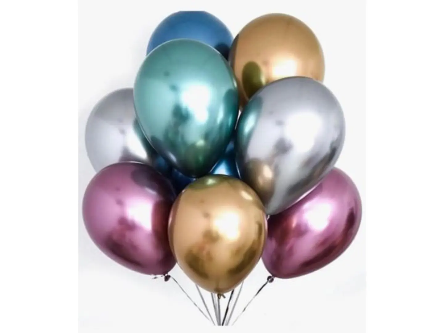 Crome Helium Balloons Bouquet 2
