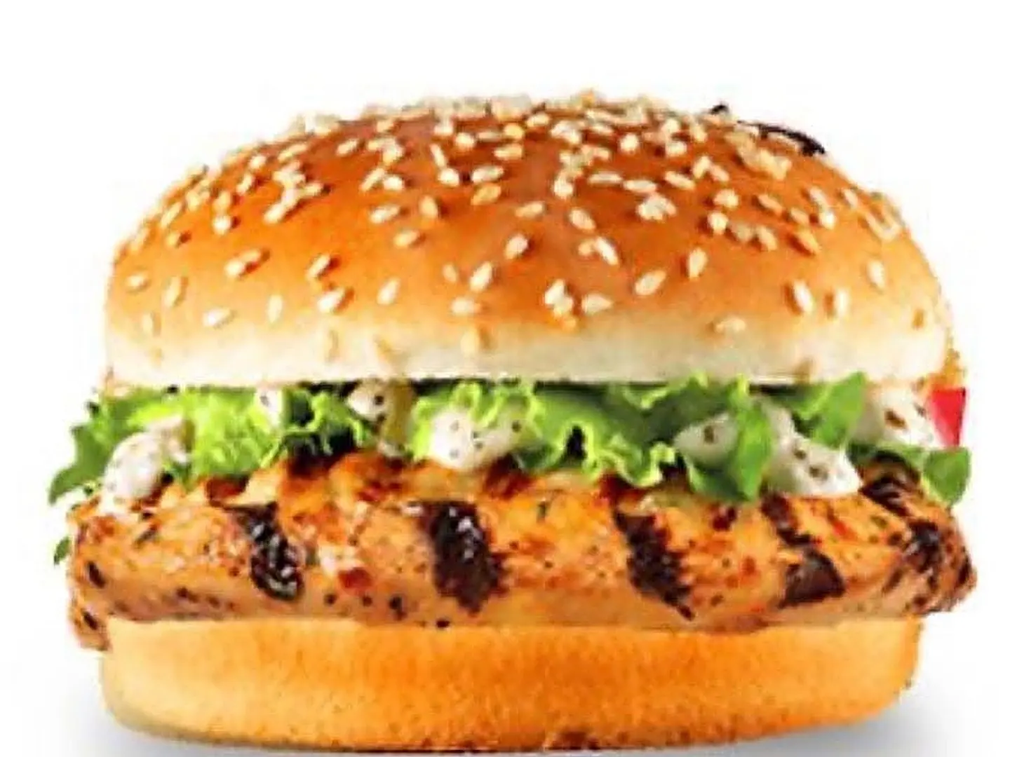 برجر دجاج مشوي حار