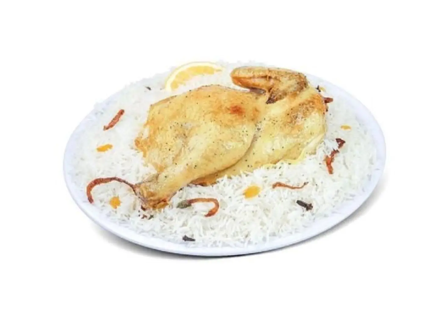 نص حبة دجاج مدفون