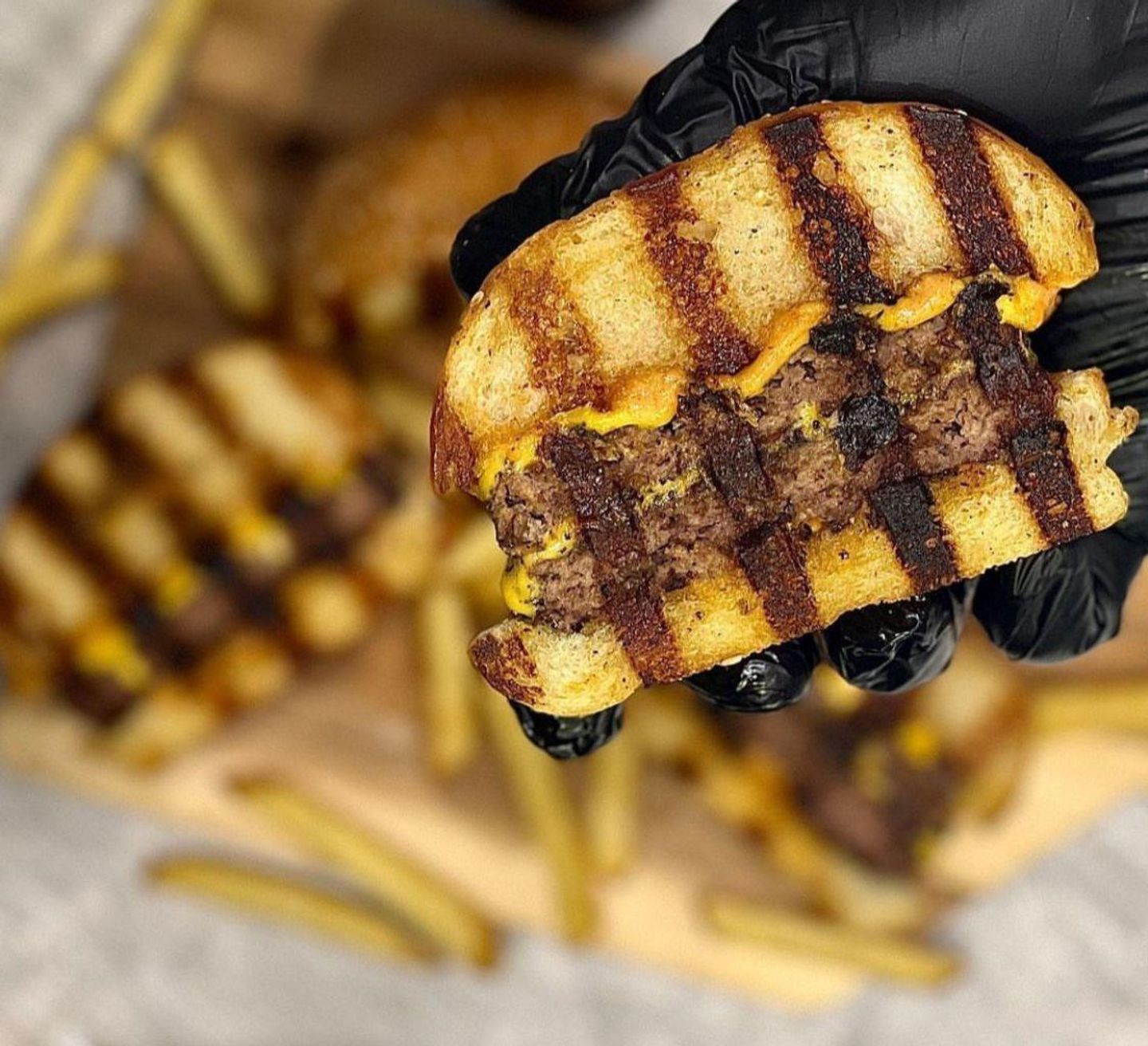 Double Grilled Beef Burger