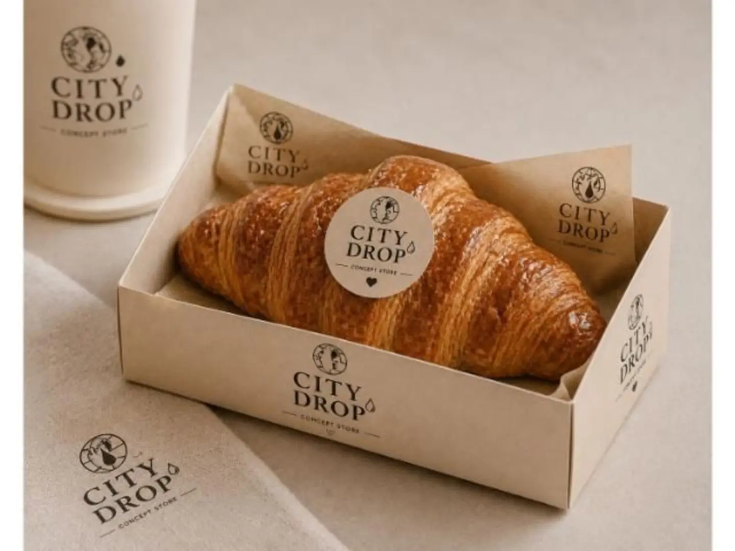 Croissant With Yellow Cheese
