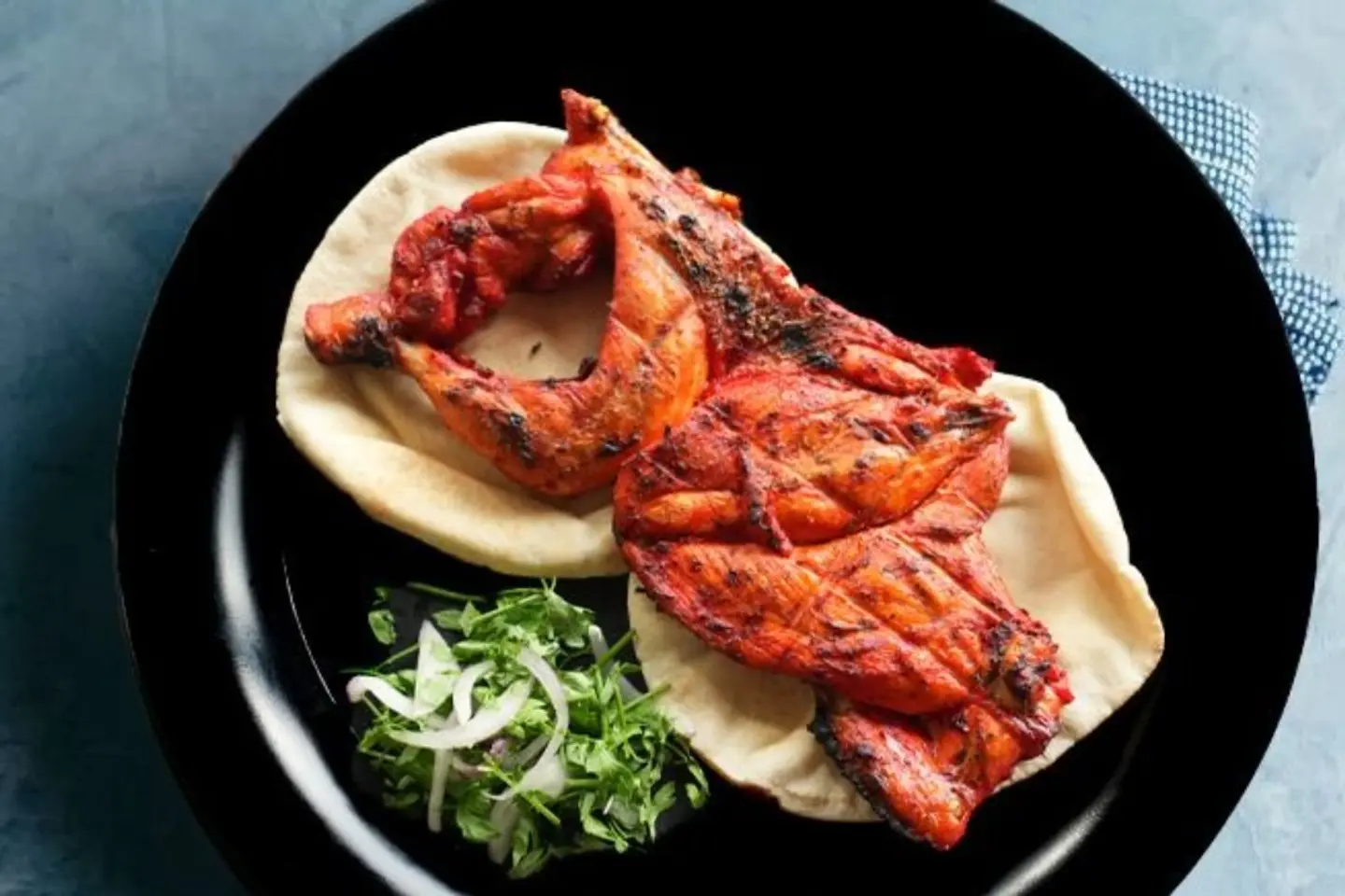 Half Charcoal Grilled Chicken Plain