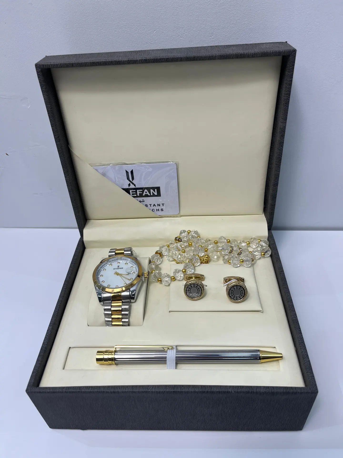 طقم ساعه رجالي