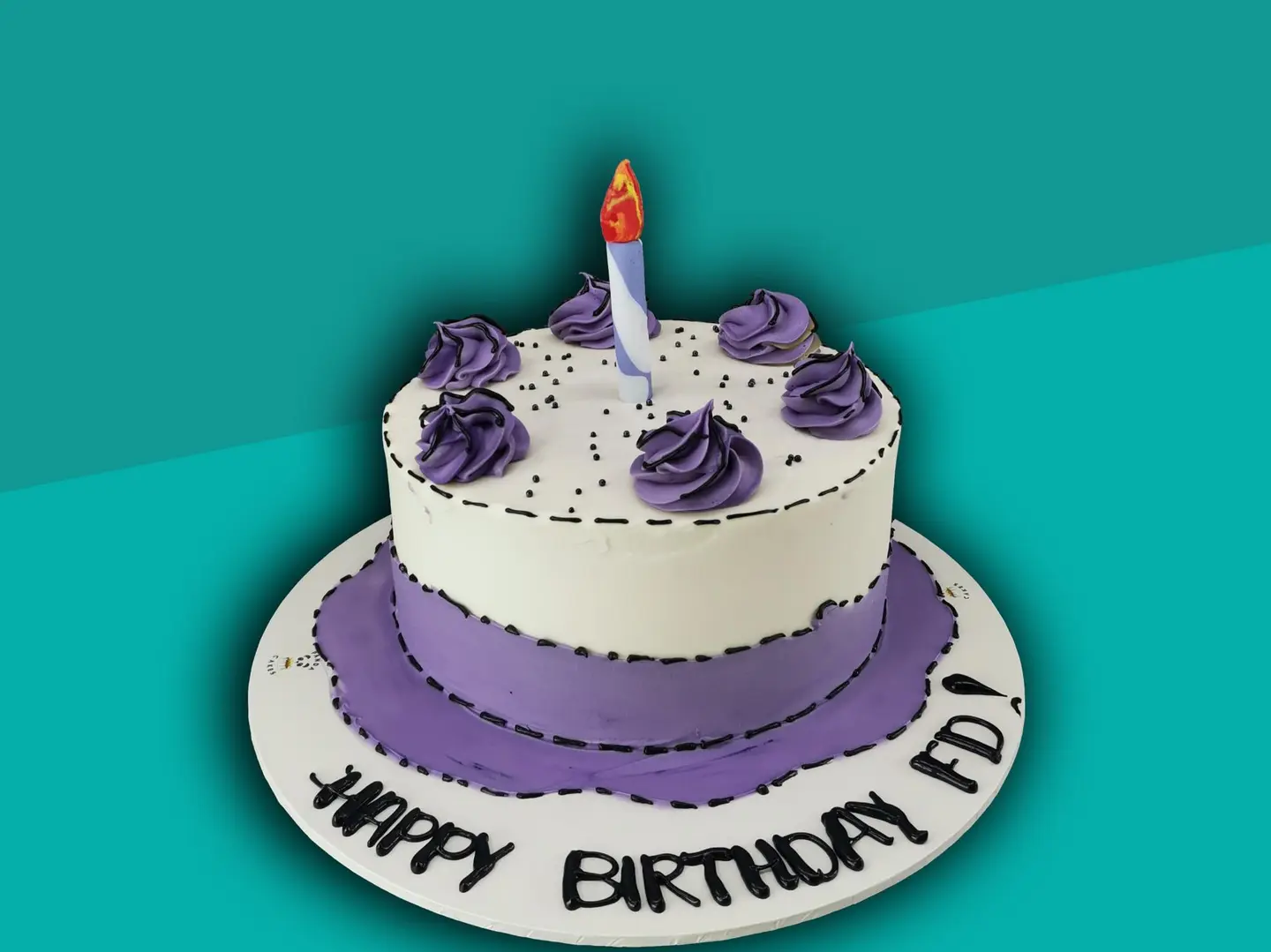 Comic Cake Purple
