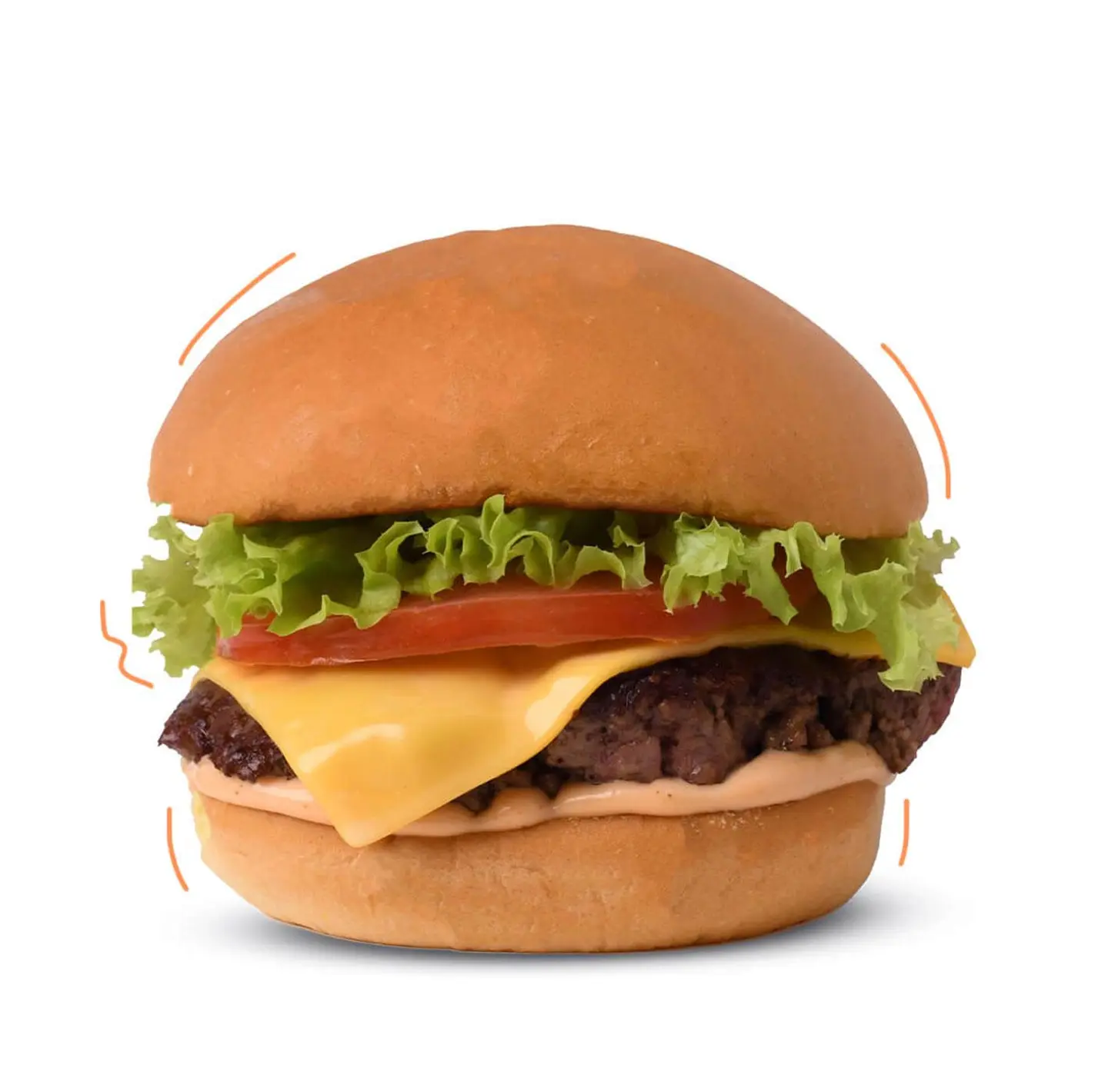 برجر ماش لحم حراق