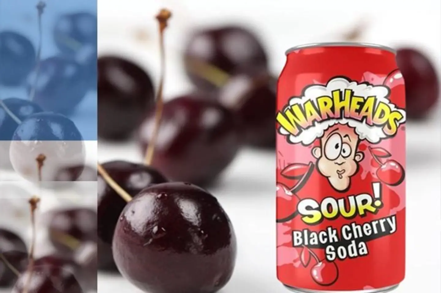 الرؤوس الحربية صودا الكرز الأسود الحامض