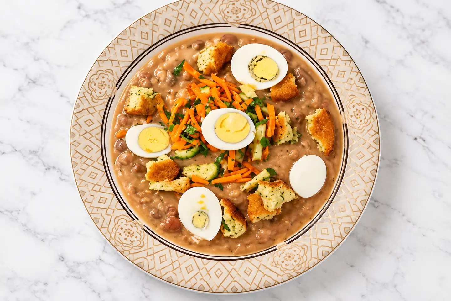 Foul With Egg Plate