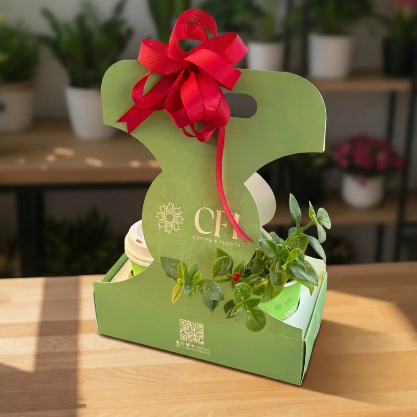 نبتة الزاميا و قهوة