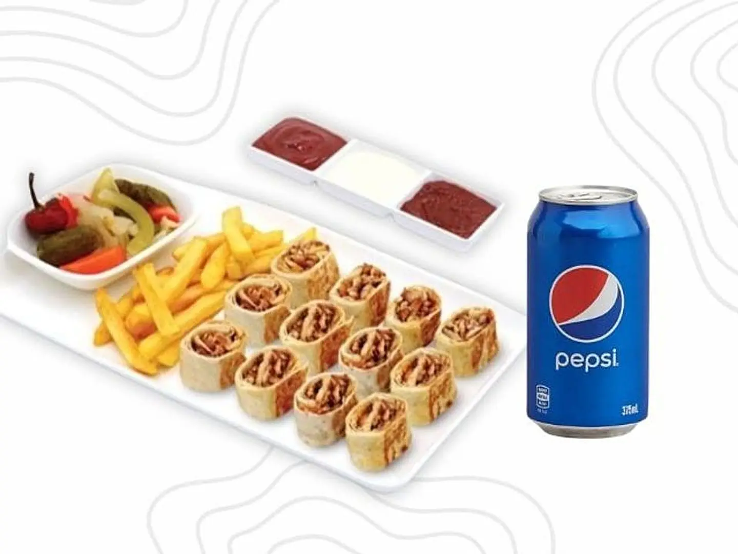 وجبة شاورما عربي