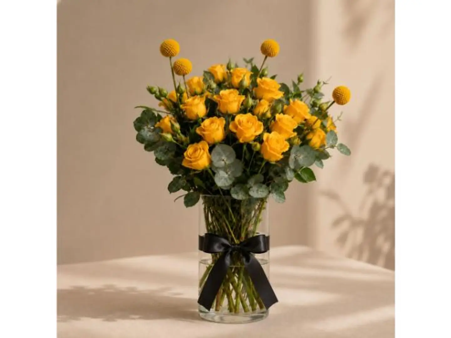 Yellow Sunshine Vase