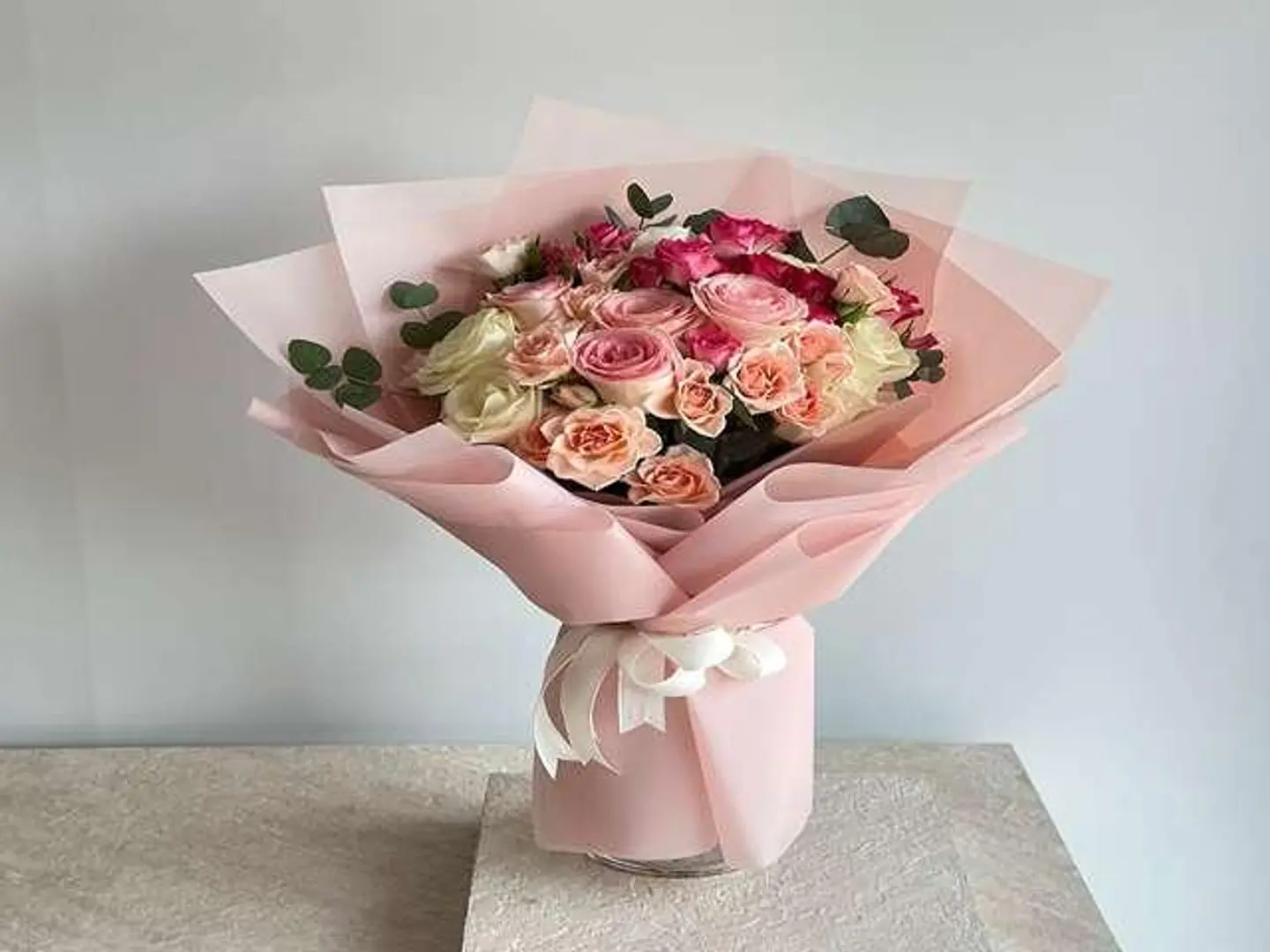 باقة السحر الوردي