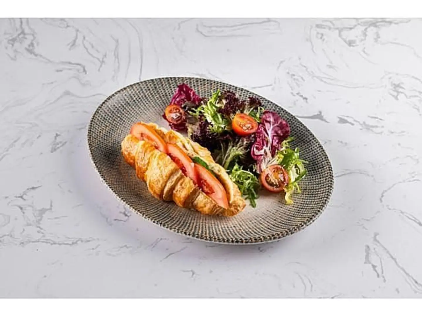 Grilled Halloumi Croissant