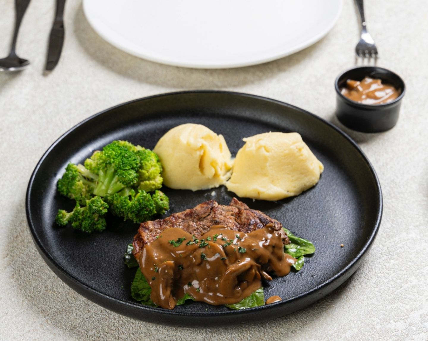 Tenderloin Steak With Mushroom Sauce
