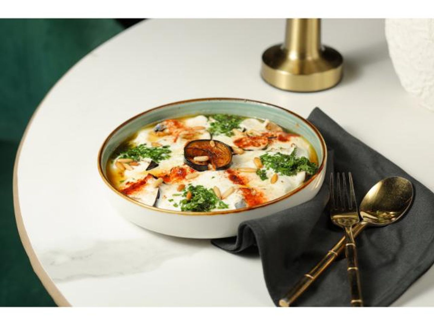 Eggplant Fatteh