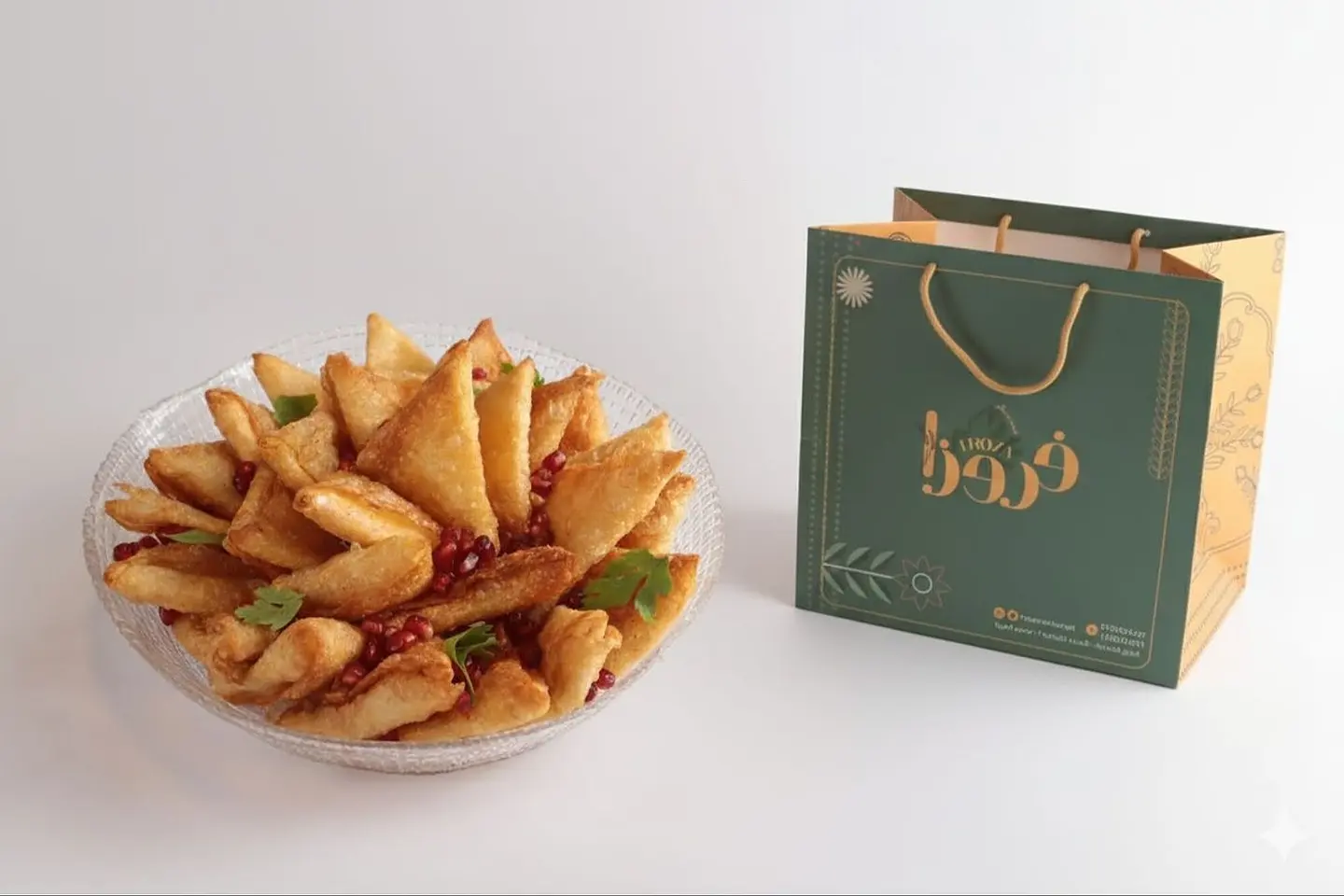 صينية مكس سمبوسة دجاج جبن