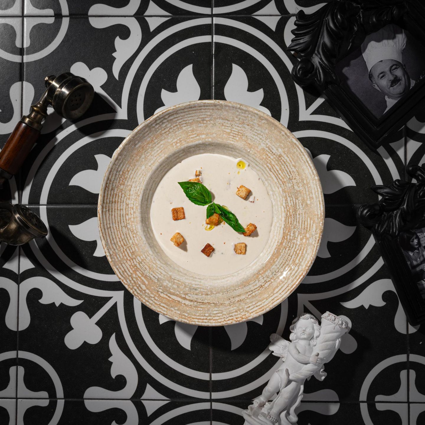 شوربة كريمة الدجاج