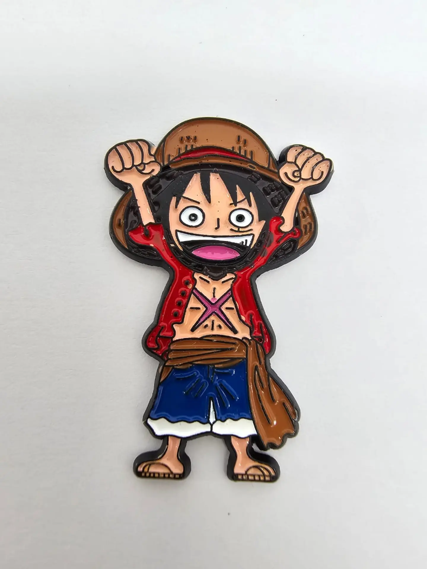 Luffy ​​Metal Mobile Phone Sticker 0299