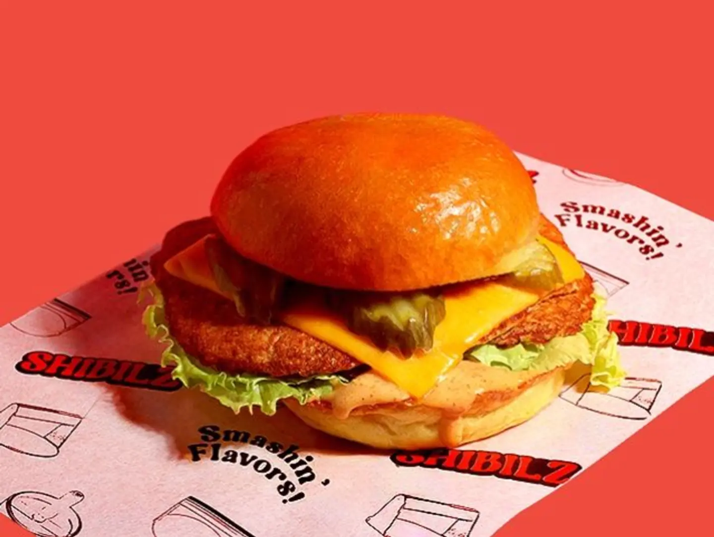 Shibilz Smashed Chicken Burger