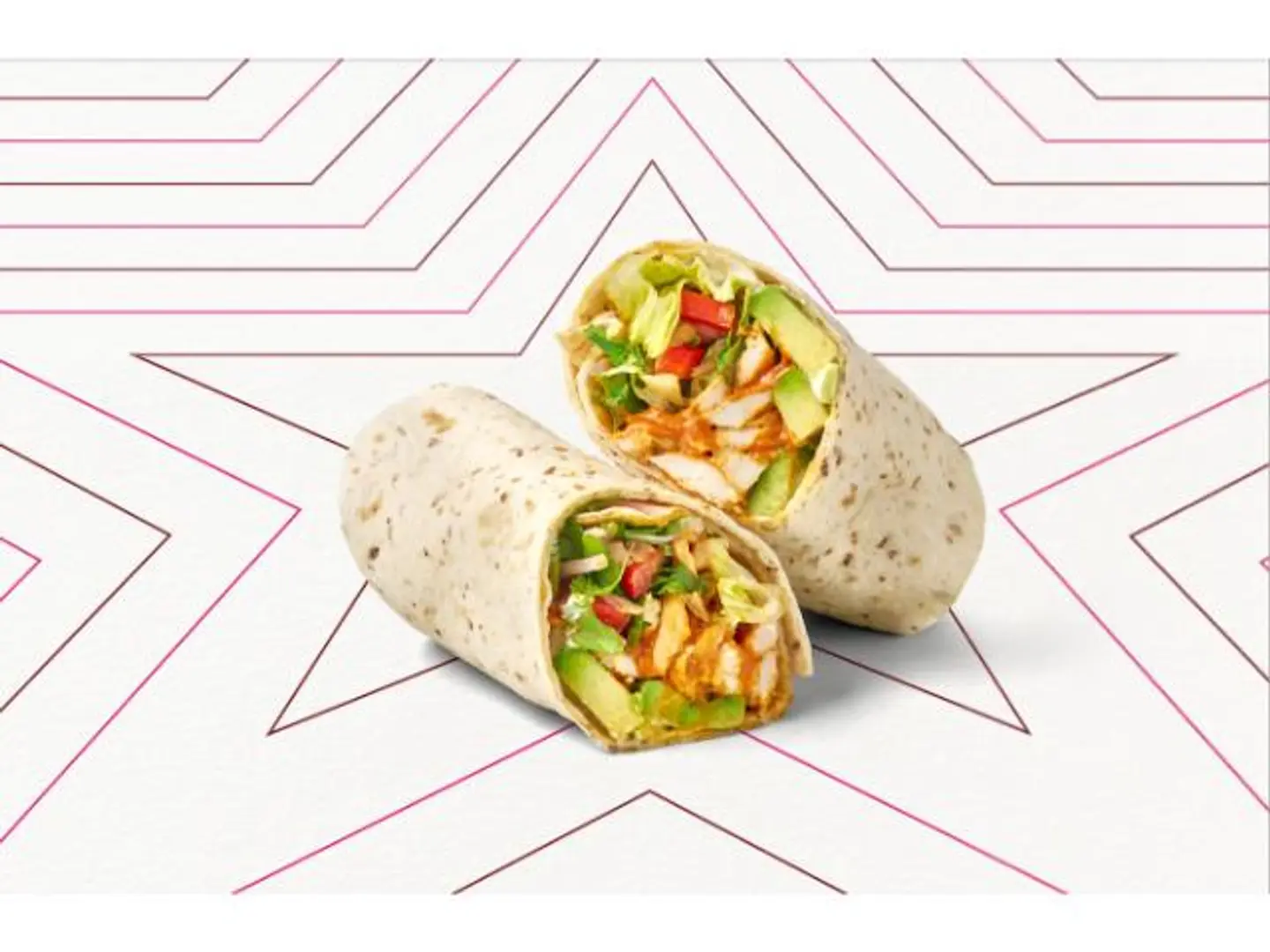 Crunchy Chipotle Chicken And Avo Wrap