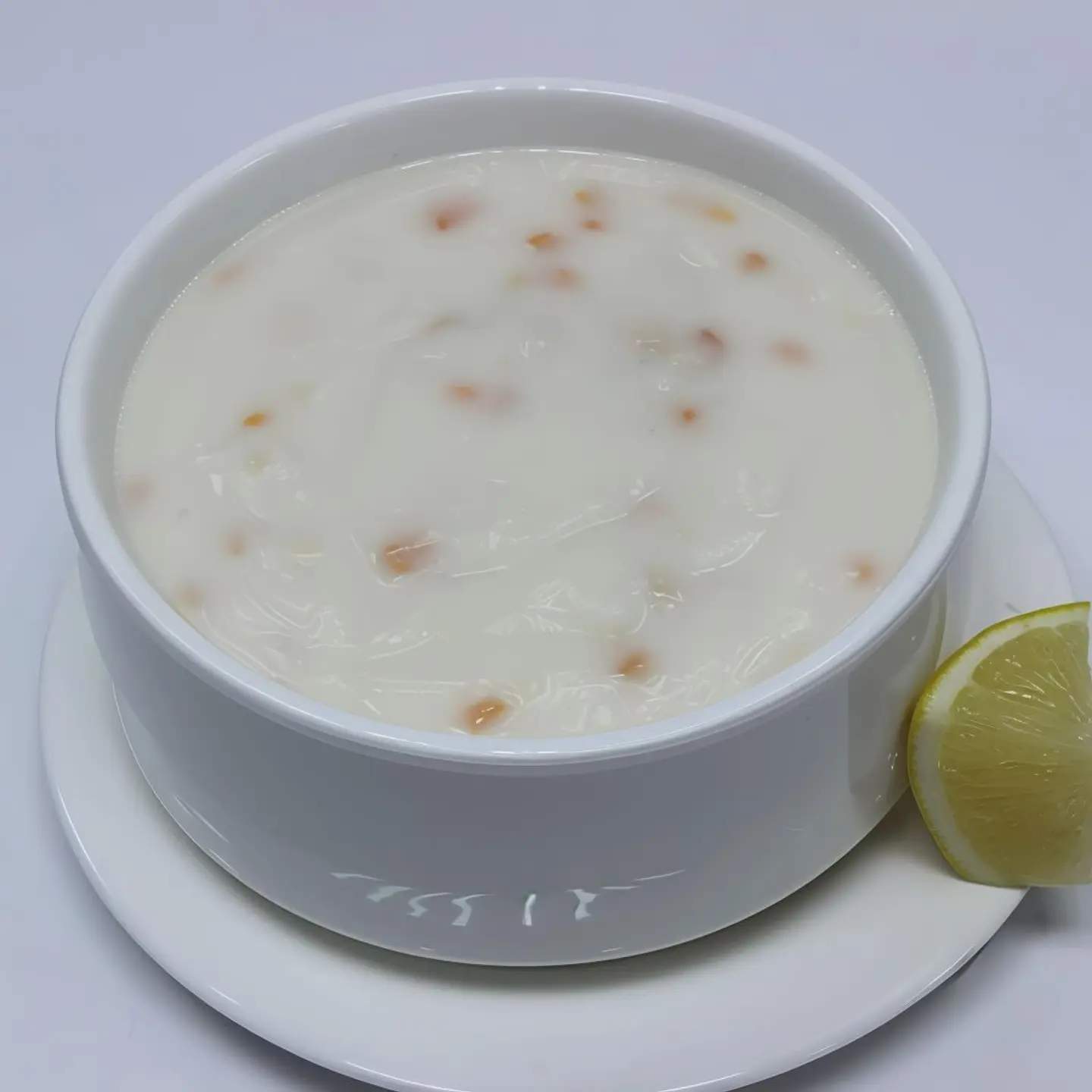 شوربة كريمة الدجاج والخضار