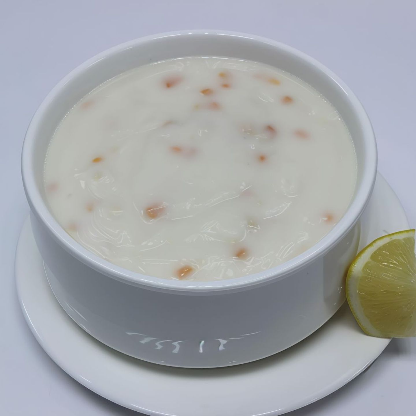 شوربة كريمة الدجاج والخضار