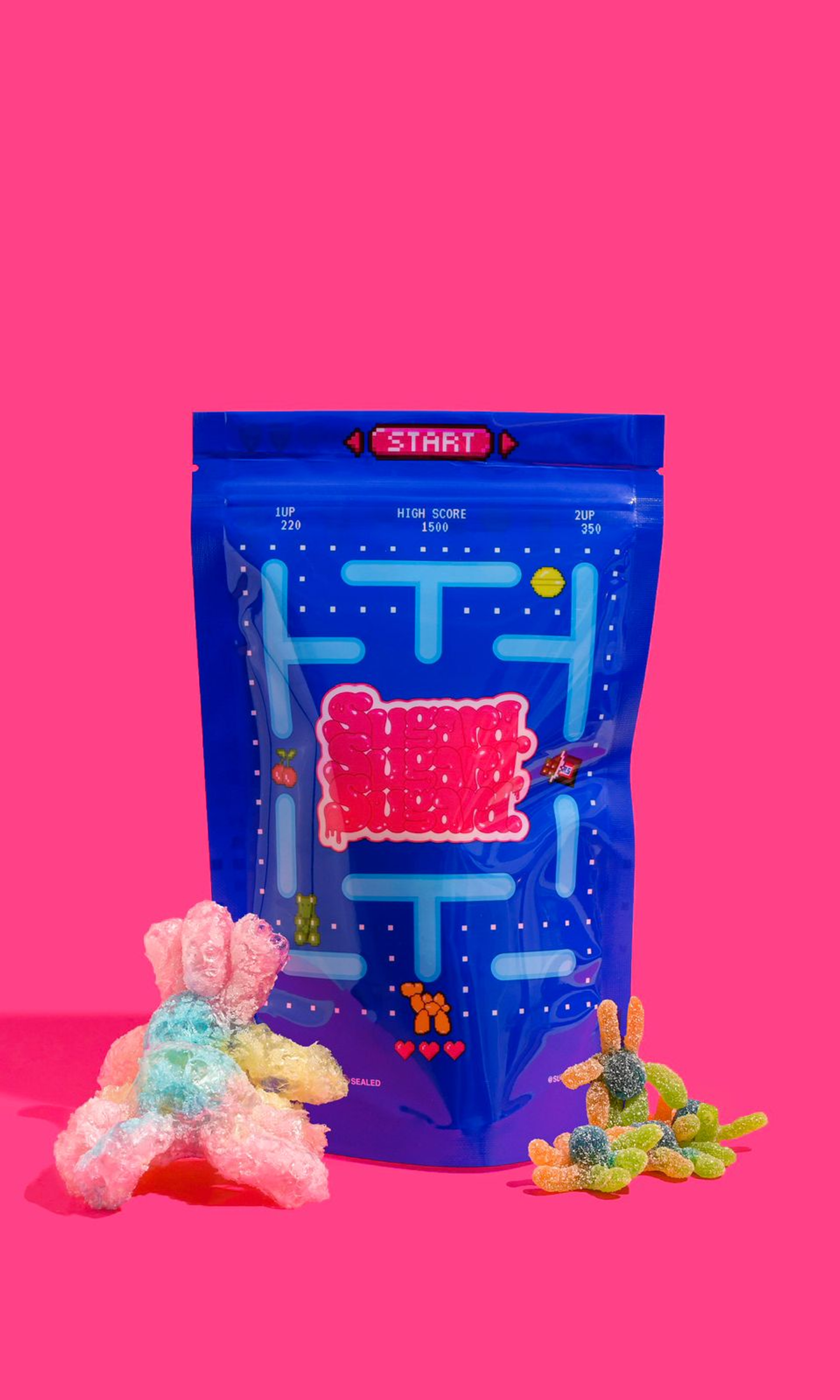 Freeze Dried Gummy Octopus