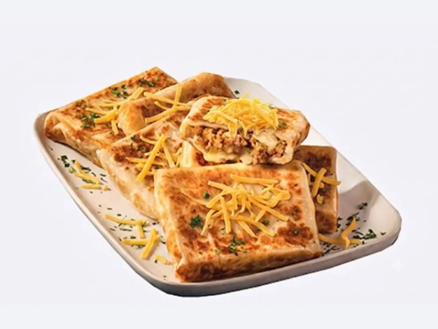 Chicken Mutabbaq With Cheddar Cheese