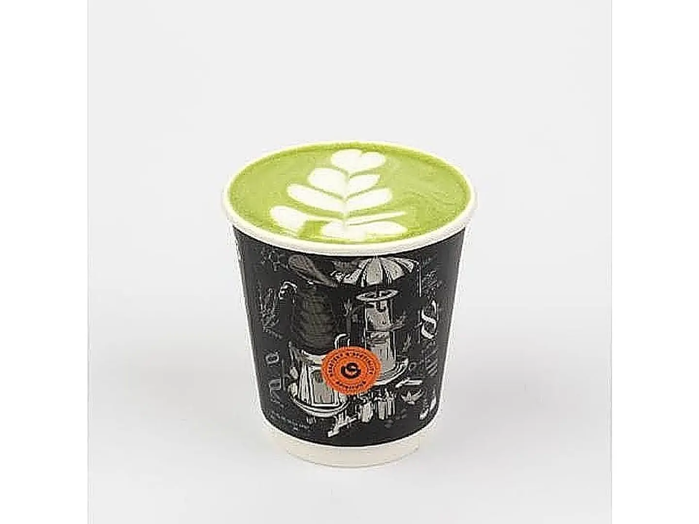 Hot Sweet Matcha Latte