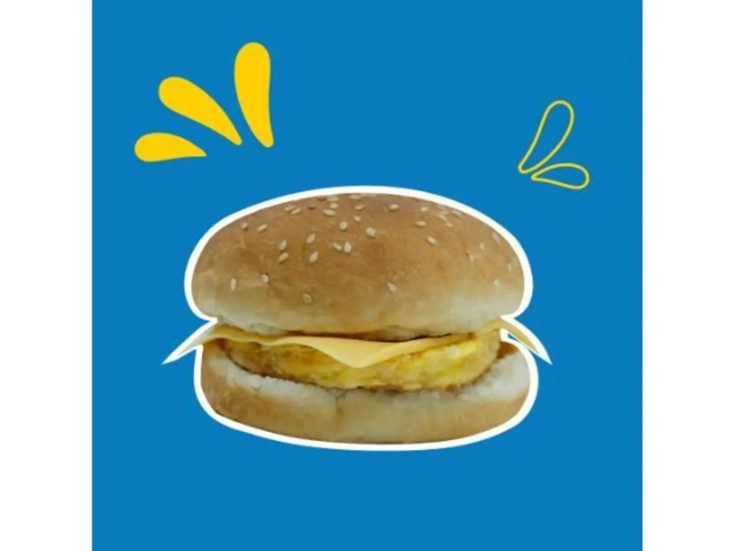 برجر بيض مقلي